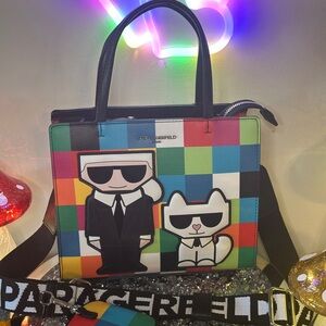 NWT - Karl Lagerfeld Paris Maybelle Satchel.